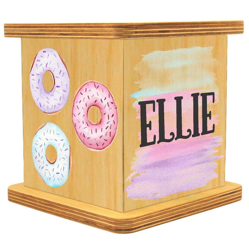 Donut Shop Savings Box | Personalized Piggy Bank for Boys & Girls