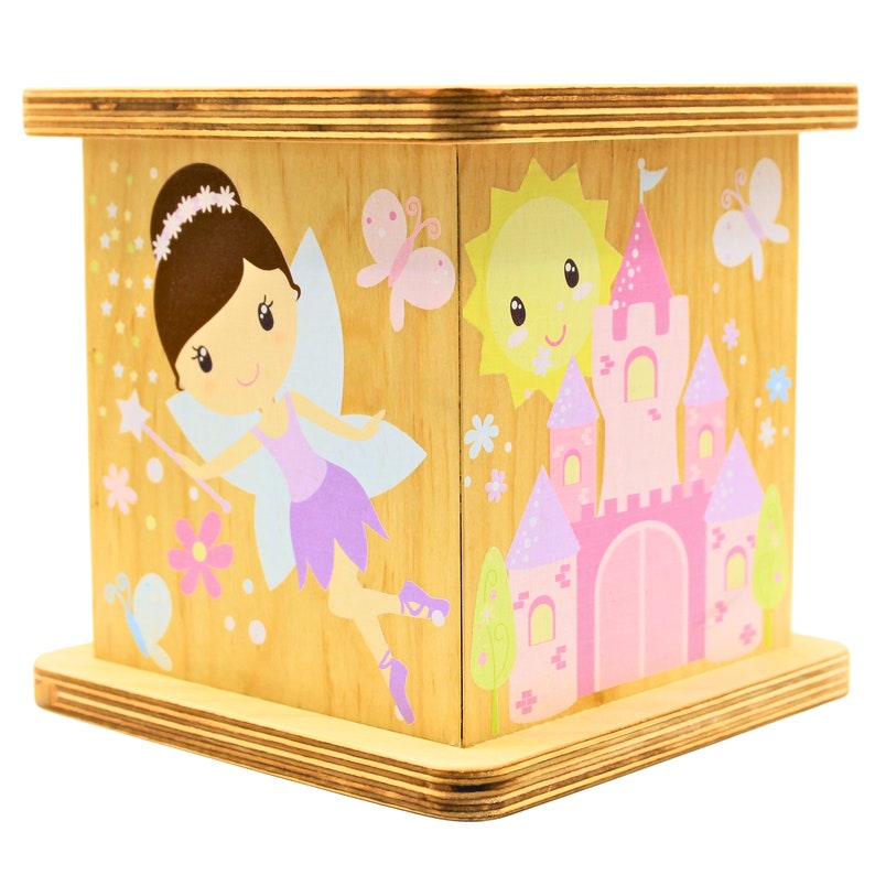 Princess Name Savings Box, Personalized Piggy Bank for Kids