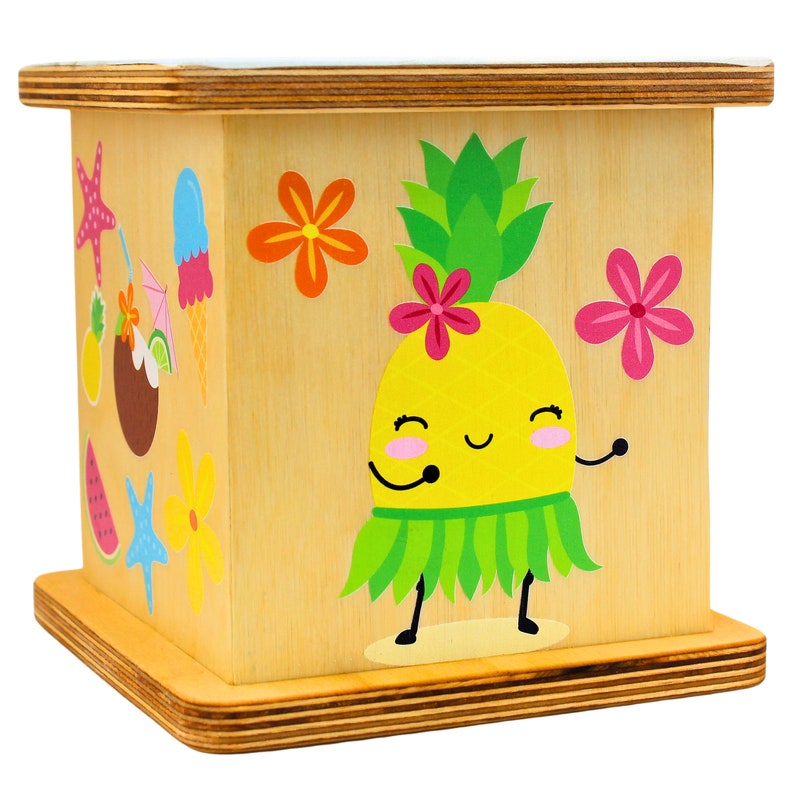 Pineapple Summer Floral Print Money Savings Bank for Boys & Girls