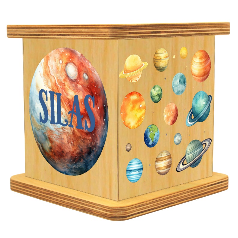 Astronomy-Themed Savings Box, Space Piggy Bank for Kid