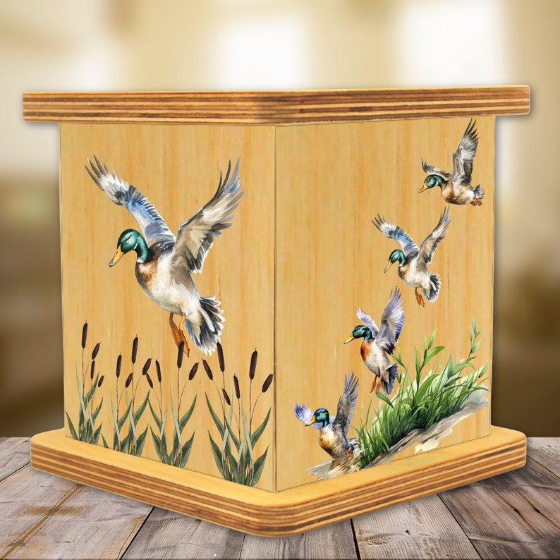 Mallard Duck Savings Box, Personalized Piggy Bank for Boys & Girls